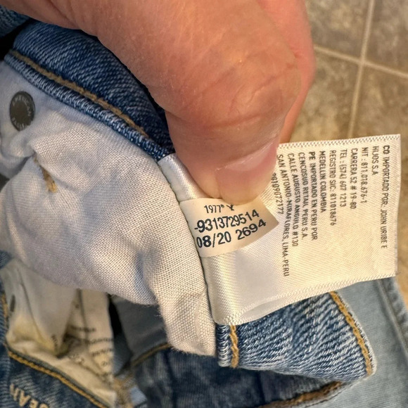 American Eagle Stretch distressed jeans cropped size 6 X-Short - Picture 9 of 11